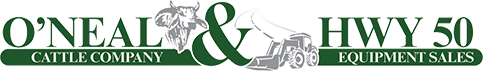 Highway 50 Equipment Sales and O'Neal Cattle Company logo